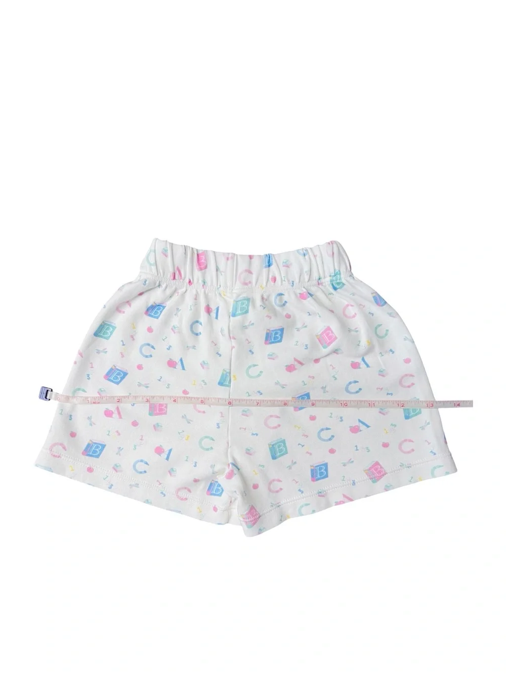 Lullaby Set Kids' Two-Piece Pajama Set with Pastel Alphabet Blocks Size 4T
